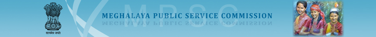 Meghalaya Public Service Commission Banner